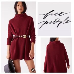 Free People Ottoman Slouchy Tunic Sweater.  NWT.